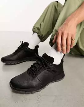 Треккерские низкие кроссовки Timberland в тройном черном цвете