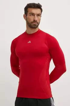 Треккинговая куртка с длинным рукавом Techfit COLD.RDY adidas Performance, красный