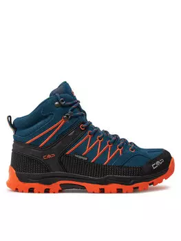Треккинговая обувь CMP Botas de trekking Rigel Mid Trekking Shoes Wp 3Q12944J Azul, оранжевый/темно-синий