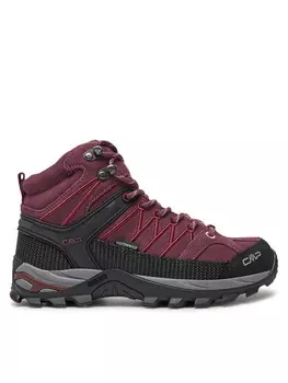 Треккинговая обувь CMP de trekking Rigel Mid Wmn Trekking Shoes Wp 3Q12946 Guinda/burdeos, вишневый/бордовый