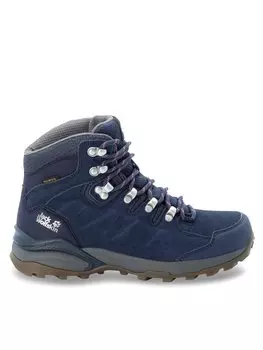 Треккинговая обувь Jack Wolfskin Botas de trekking Refugio Texapore Mid W, темно-синий