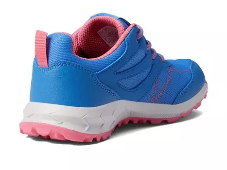 Треккинговая обувь Jack Wolfskin Kids Woodland Texapore Low (Toddler/Little Kid/Big Kid), синий/коралловый