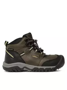 Треккинговая обувь Keen Botas de trekking Ridge Flex Mid Wp, зеленый