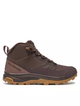 Треккинговая обувь Salomon de trekking Outsnap Climasalomon Waterproof L47685100 Marrn, коричневый