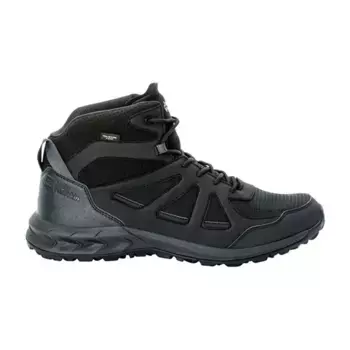 Треккинговые ботинки Jack Wolfskin Woodland 2 Texapore Mid, черный