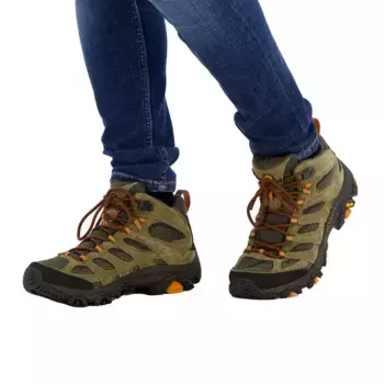 Треккинговые ботинки Merrell Moab 3 Mid, зеленый
