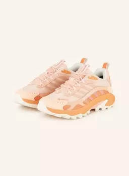 Треккинговые ботинки moab speed 2 gtx MERRELL, цвет NUDE/HELLORANGE/LACHS