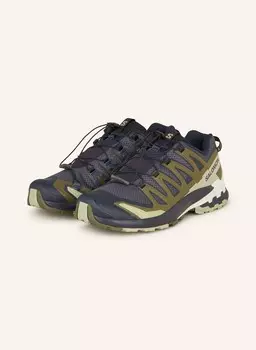 Треккинговые ботинки xa pro 3d v9 SALOMON, цвет DUNKELBLAU/OLIV