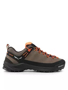 Треккинговые кроссовки Ms Wildfire Leather 61395 7953 Salewa, коричневый