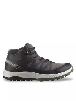 Треккинговые кроссовки Outrise Mid Gtx W GORE-TEX L47160700 Salomon, черный