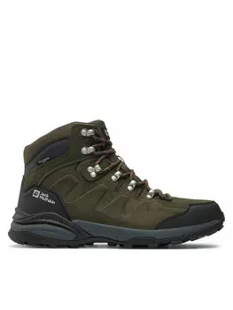 Треккинговые кроссовки Refugio Texapore Mid M 4049841 Jack Wolfskin, хаки
