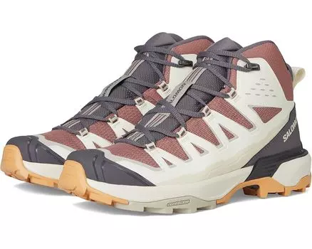 Треккинговые кроссовки Salomon X Ultra 360 Edge Mid GTX, цвет Burlwood/Vanilla Ice/Excalibur