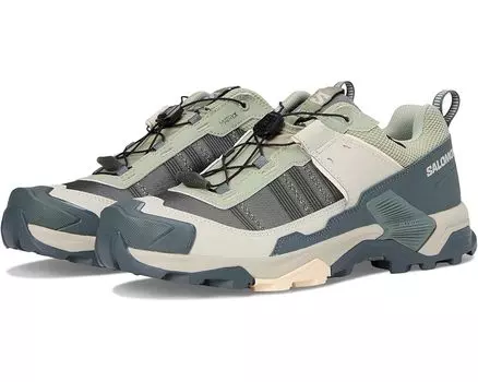 Треккинговые кроссовки Salomon X Ultra 5 GTX, цвет Seagrass/Turbulence/Tender Peach