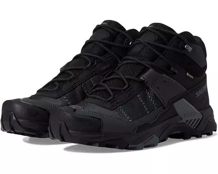 Треккинговые кроссовки Salomon X Ultra 5 Mid GTX, цвет Black/Asphalt/Castlerock