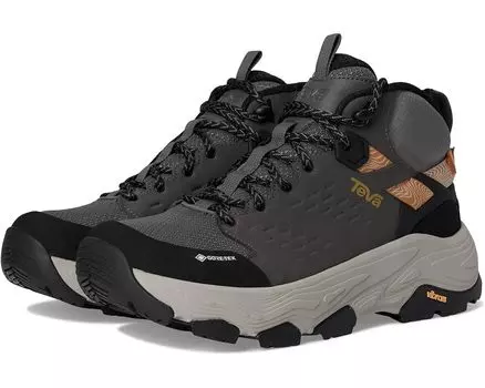 Треккинговые кроссовки Teva Grandview Max GTX, цвет Charcoal/Black