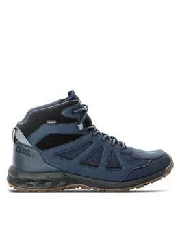 Треккинговые кроссовки Woodland 2 Texapore Mid M 4051261 Jack Wolfskin, синий