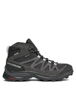 Треккинговые кроссовки X Ward Leather Mid GORE-TEX L47181900 Salomon, черный