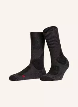 Треккинговые носки tk1 женщины FALKE, цвет ASPHALT