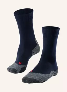 Треккинговые носки тк2 из шерсти мериноса FALKE, цвет 6120 MARINE