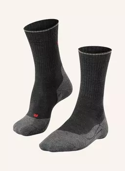 Треккинговые носки tk2 шерсть шелк FALKE, цвет 3080 ANTHRA.MEL