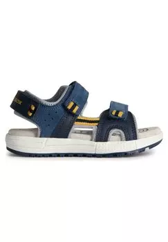 Треккинговые сандалии SANDAL ALBEN BOY Geox, цвет avio dark yellow