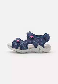 Треккинговые сандалии WHINBERRY Geox, цвет navy/fuchsia