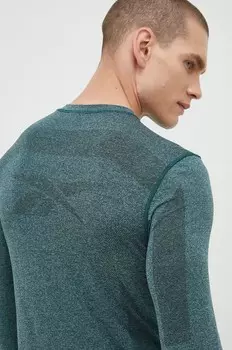 Треккинговый костюм с длинным рукавом United By Fitness Speed MyoKnit Reebok, зеленый