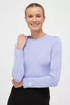 Треккинговый лонгслив Bold Moves x Mizuno Roxy, синий