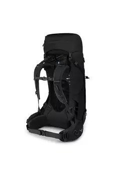 Треккинговый рюкзак Aether 55 нагрудный ремень, компрессионные ремни, контактная спинка, подготовка системы гидратации, встроенный дождевик для мужчин, женщин OSPREY, черный