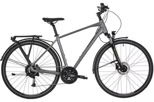 Треккинговый велосипед Carver Route 120 - B-Ware - 28 дюймов - Diamant - 2024, цвет Grau|darkanthracite black gold