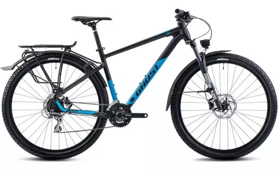 Треккинговый велосипед Ghost Kato EQ 29 AL - 29 дюймов - Diamant - 2025, цвет Schwarz|black/bright blue - matt