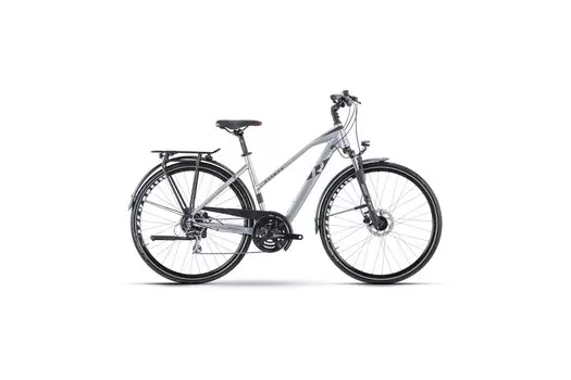 Треккинговый велосипед Raymon TourRay 3.0 - 28 дюймов - Damen Sport - 2024, цвет Silber|silver/wine