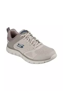 Трековые кроссовки "Syntac", язычок, кожа, мужские SKECHERS, цвет Tpe