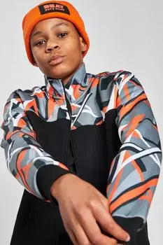 Тректоп с застежкой-молнией «Velocities» Beat Boyz Club, черный