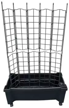 Трельяж KHW "Calypso", ШxГxВ: 79x35x115 см, с колесами и системой орошения 79х115х35 см, цвет anthrazit