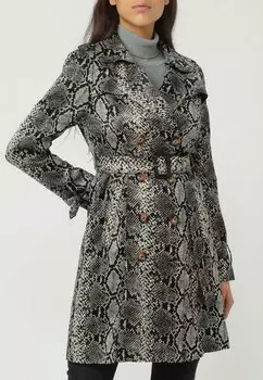 Тренч Anany с ремешком, серый