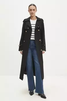 Тренч Answear Answear Lab, черный