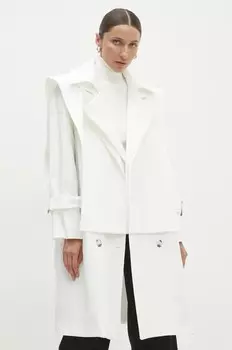 Тренч Answear Lab, белый