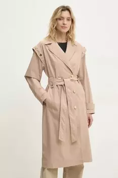 Тренч Answear.Lab, бежевый