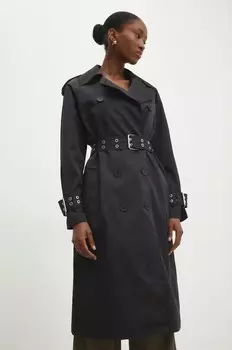 Тренч Answear Lab, черный