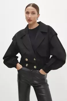 Тренч Answear Lab, черный