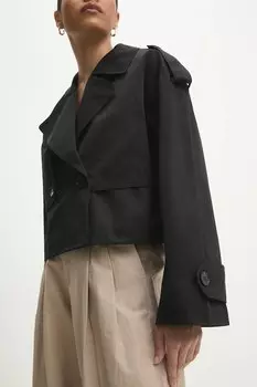 Тренч Answear.Lab, черный