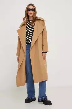 Тренч Answear Lab, коричневый