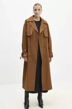 Тренч Answear.Lab, коричневый