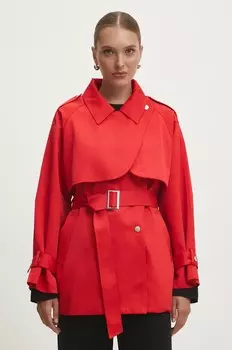 Тренч Answear Lab, красный