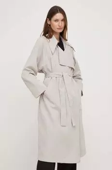 Тренч Answear Lab, серый