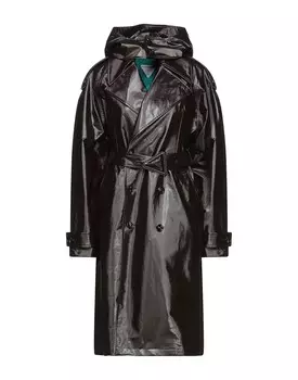 Тренч Bottega Veneta, темно-коричневый