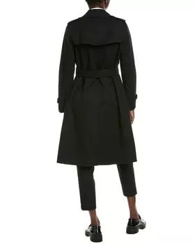 Тренч Burberry Kensington, черный
