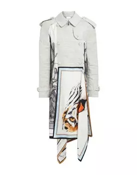 Тренч Burberry, светло-серый