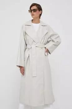 Тренч Calvin Klein Jeans, бежевый